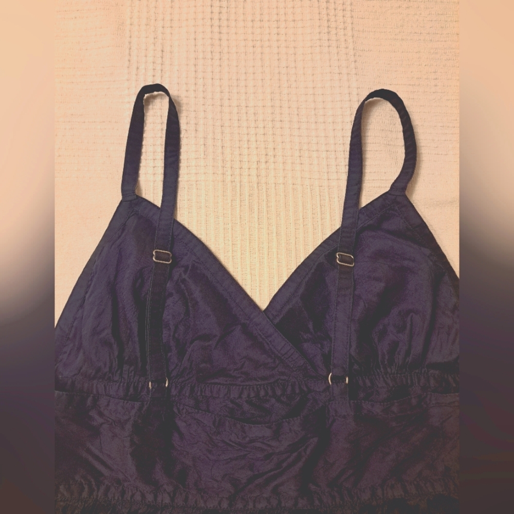 THEORY Fit & Flare Silk Dress. - Picture 4 of 5